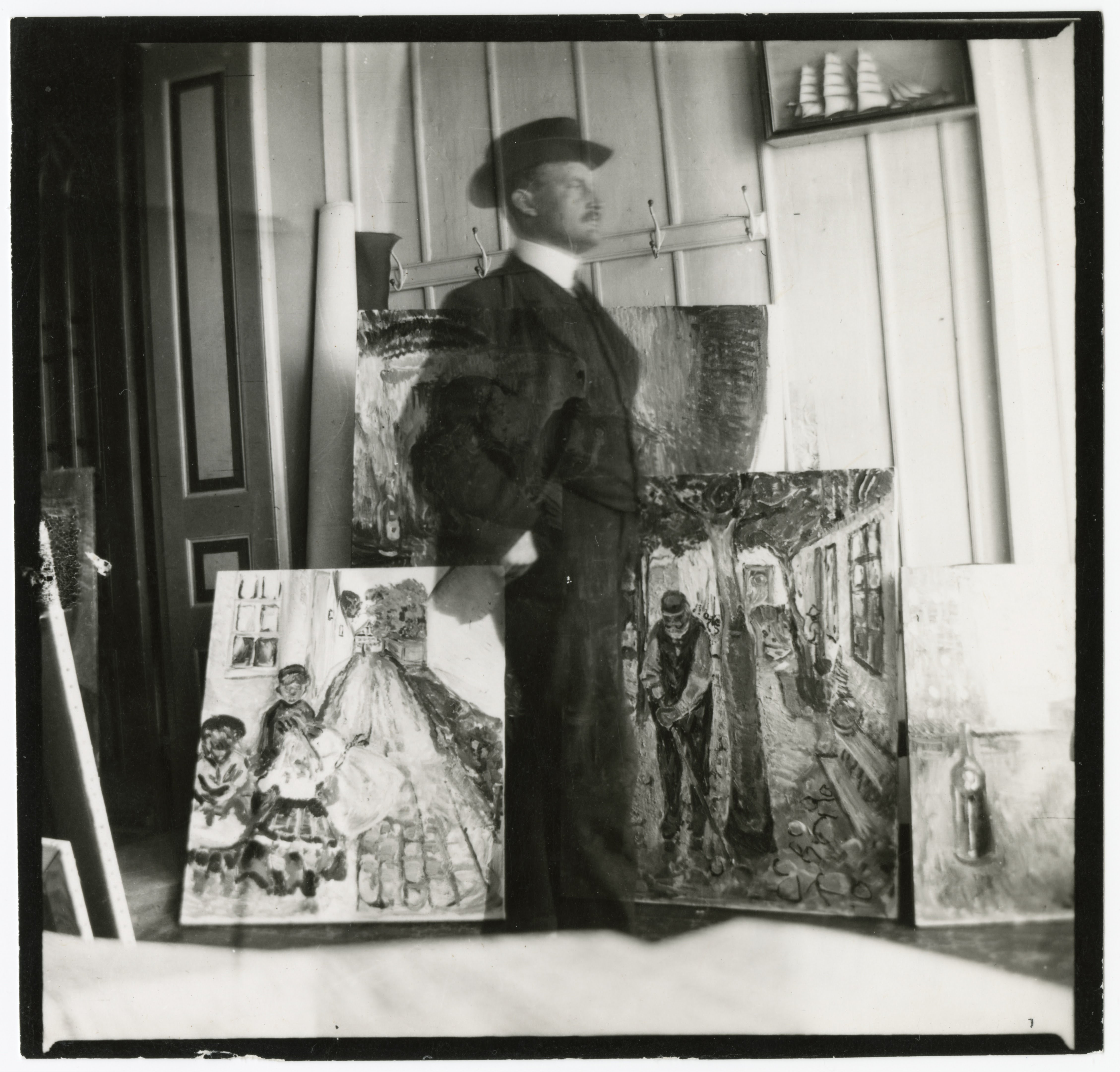 Edvard_Munch_-_Self-Portrait_at_53_Am_Strom_in_Warnemünde_-_Google_Art_Project